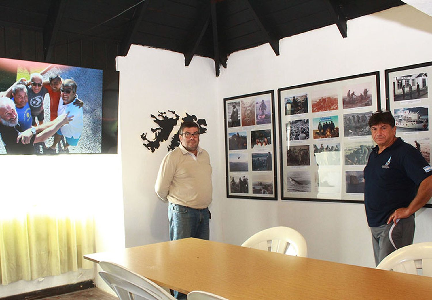 Se inauguró muestra de Malvinas