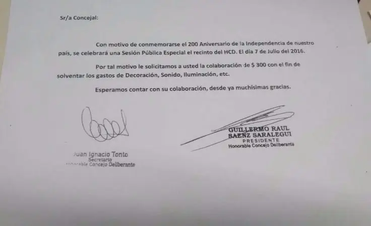 Mar del Plata: HCD hace colecta entre concejales para festejar el Bicentenario de la Independencia 