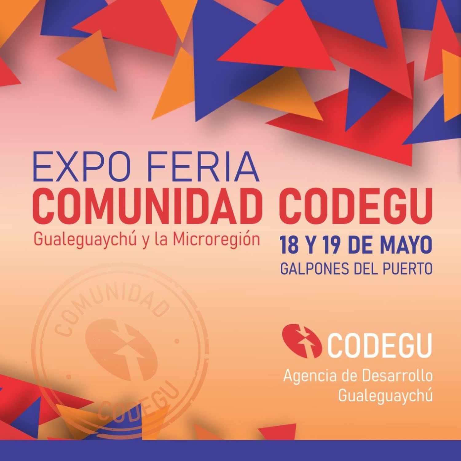 Con charlas, música y gastronomía se viene la expo feria de la "Comunidad Codegu"