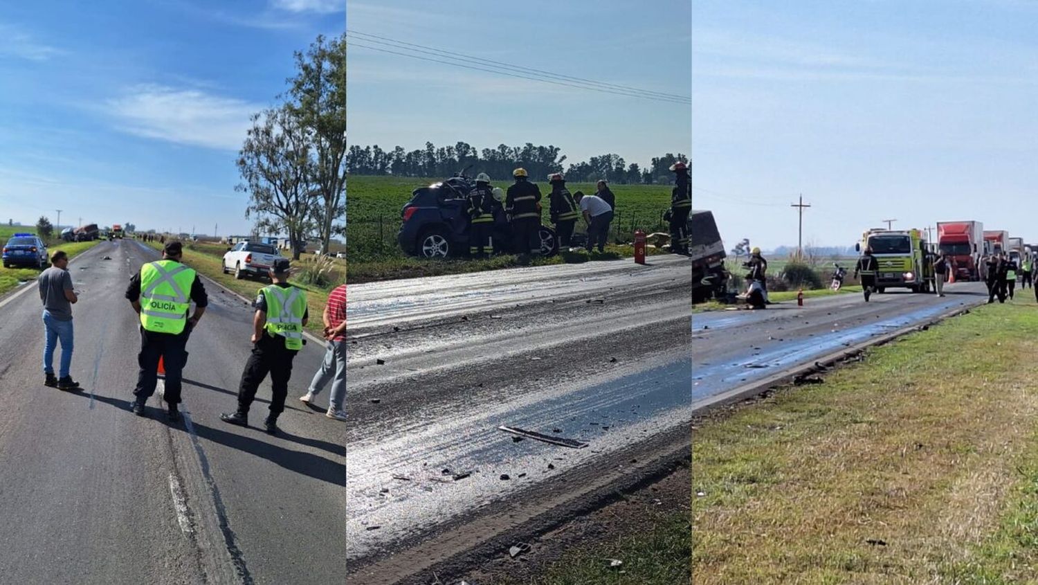 Una mujer de Firmat y un hombre de Los Quirquinchos, las víctimas del accidente en la 33