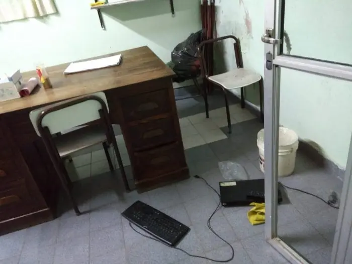 Sustrajeron 35 computadoras en la Escuela 40 de Quequén