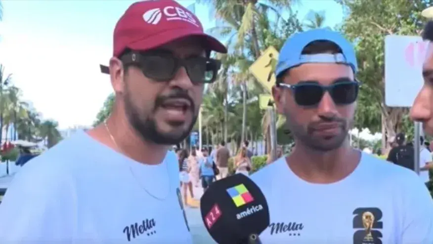 De Pehuajó a la TV nacional: dos periodistas locales salieron en vivo desde el Mundial de Estados Unidos