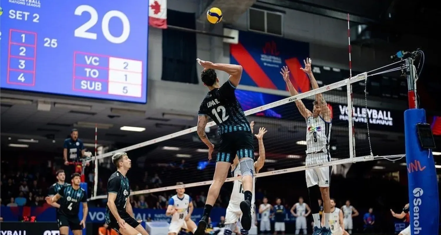 Voleyball National League: Argentina debutó con un triunfo ante Italia