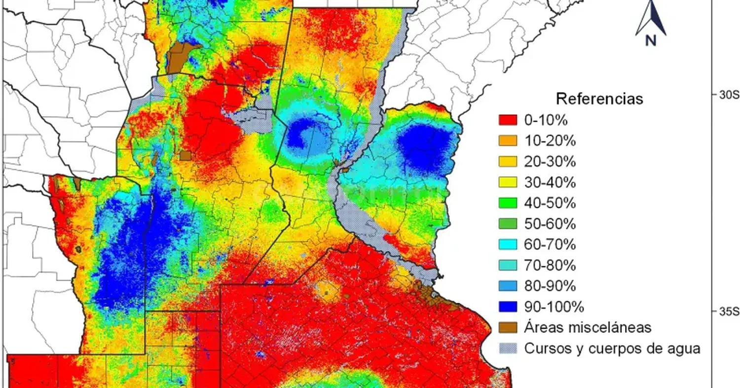 Las lluvias de marzo recompusieron algo de humedad en los suelos