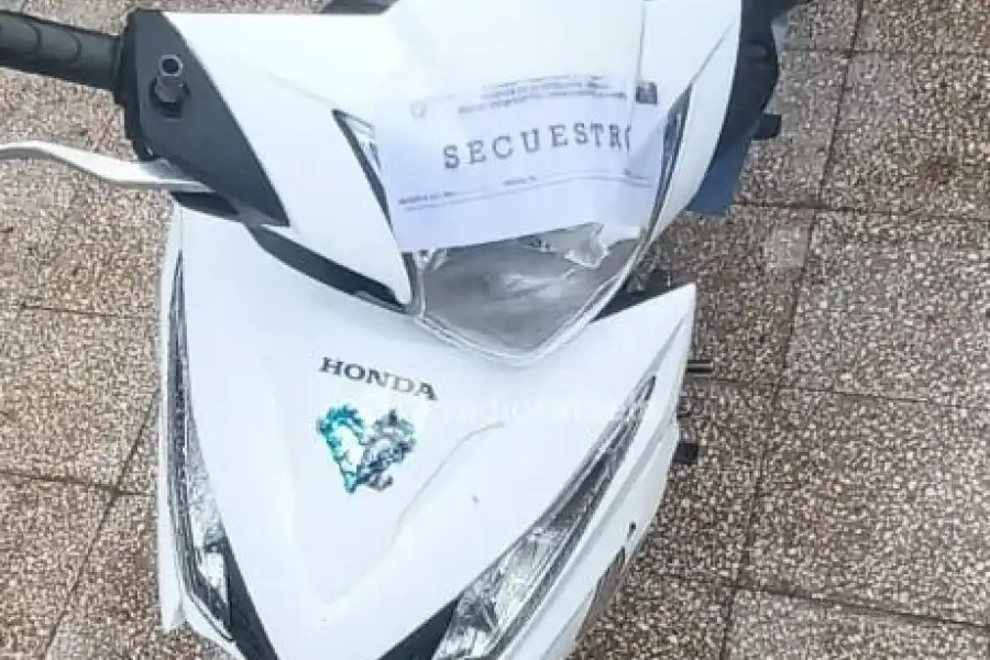 La AIC recuperó una motocicleta robada en San Jorge y detuvo a mujer implicada