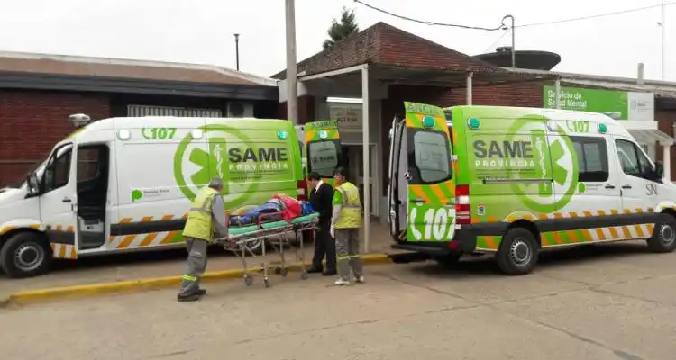 Simulacro de accidentes múltiples para medir la eficacia del sistema Same