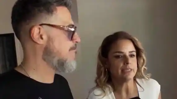 Marina Calabró y Rolando Barbano juntos otra vez: las imágenes de la pareja y el destino que eligieron para su viaje