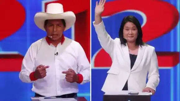 FUJIMORI Y CASTILLO rumbo a la segunda vuelta de las presidenciales de Perú
