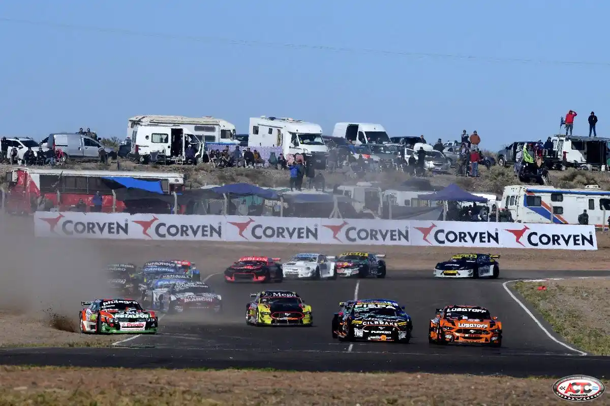 La final del TC en Neuquén se debió suspender por una tormenta de viento
