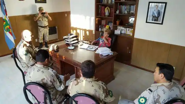 La intendenta de Galarza se reunió con funcionarios de Abigeato