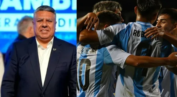 "Vamos los pibes": El mensaje de Claudio Tapia tras la victoria 6-0