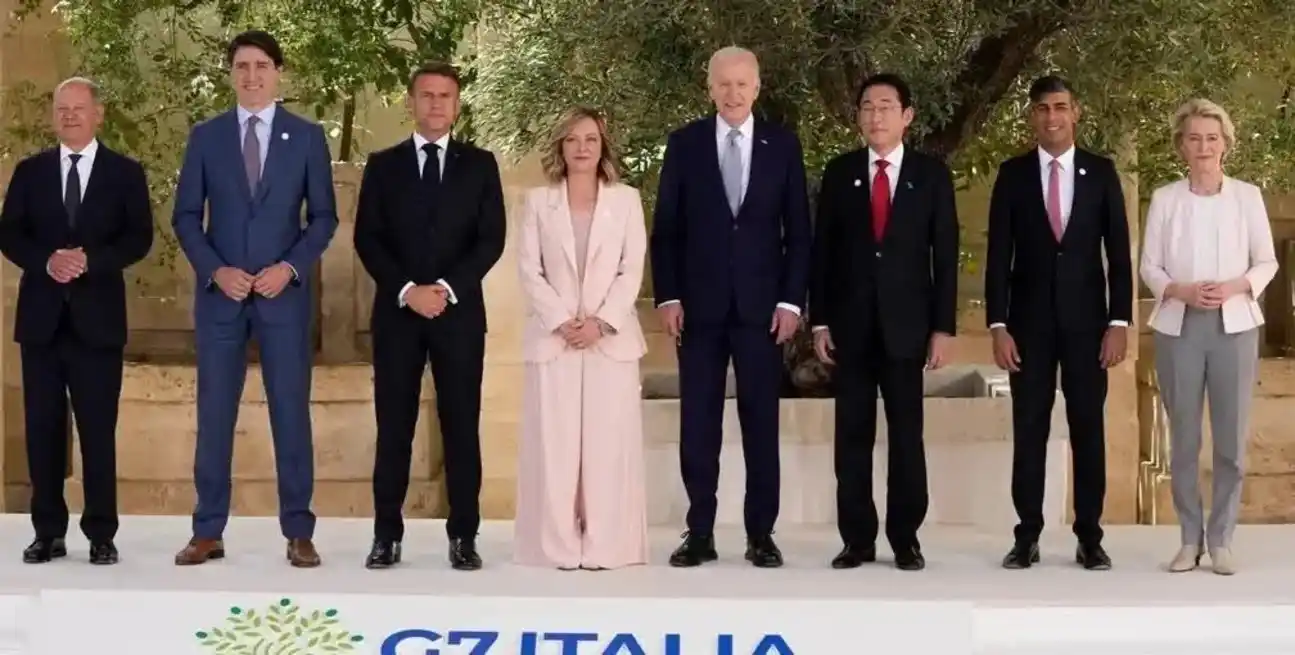 Presentantes de los países del Grupo de los 7,  en Italia. DW