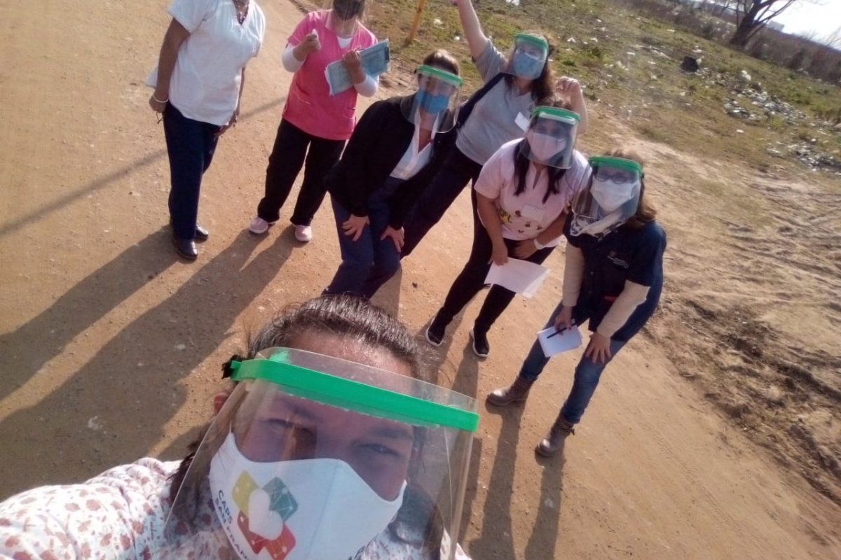 El municipio recorrió distintos barrios en búsqueda de casos de Covid
