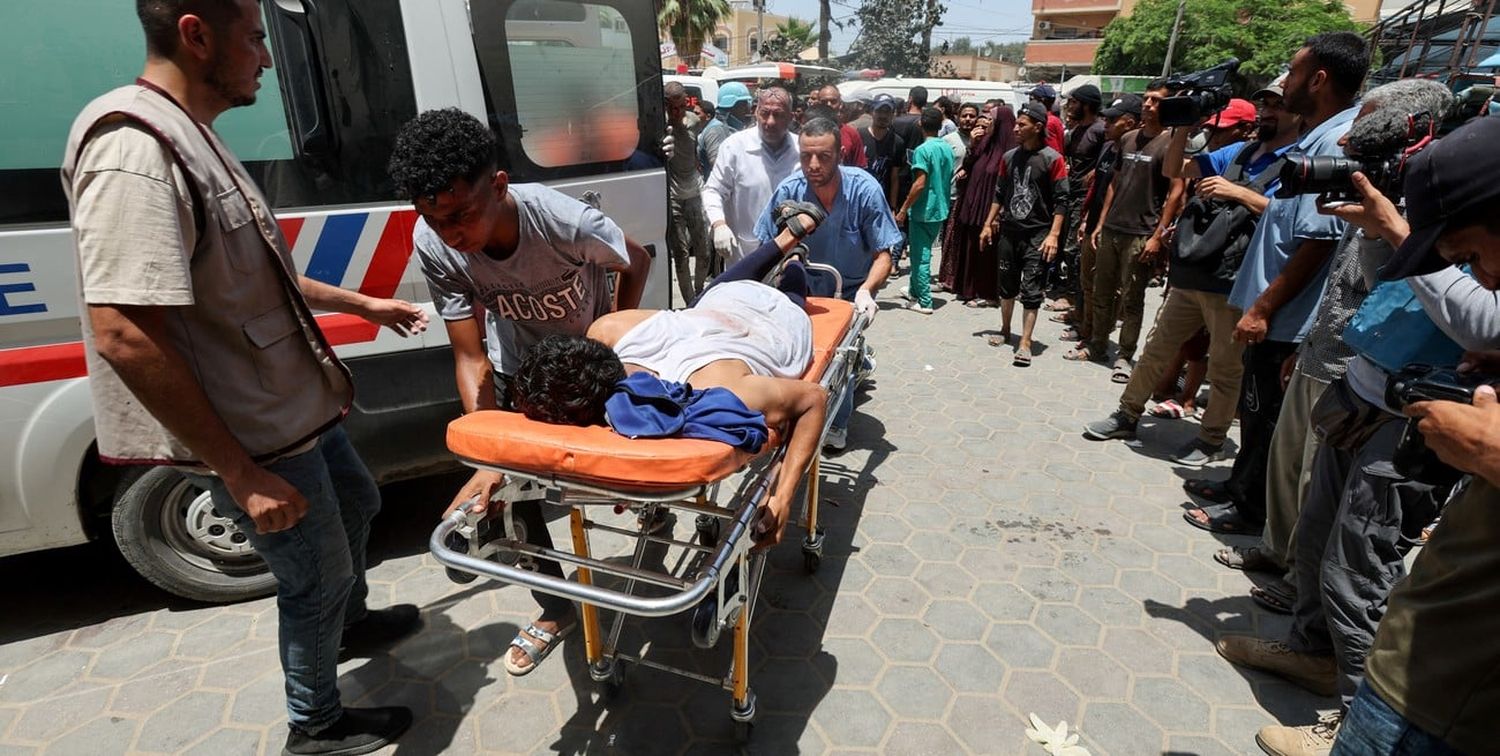 Hospital de los Mártires de Al-Aqsa en Deir Al-Balah, en el centro de la Franja de Gaza. Crédito: Ramadan Abed/Reuters