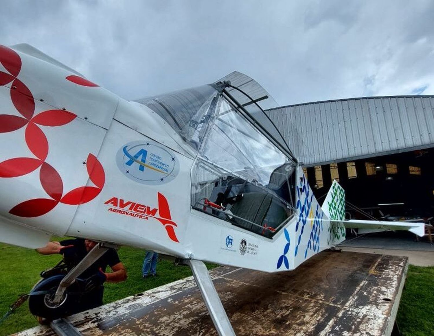 El avión eléctrico de la UNLP