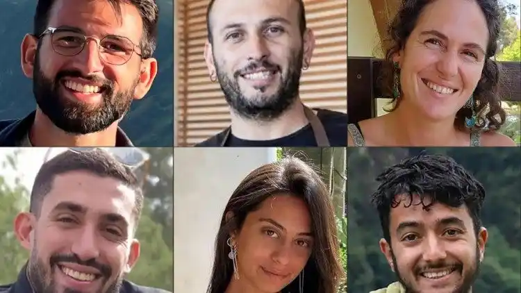 Israel recuperó seis cuerpos de rehenes muertos en Gaza y prometió venganza