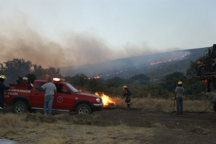 Voraz incendio en las sierras de Tornquist: 20 mil hectáreas arrasadas