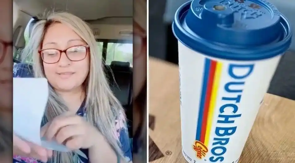 Una mujer sorda fue a tomar café y le escribieron indignante mensaje en el ticket