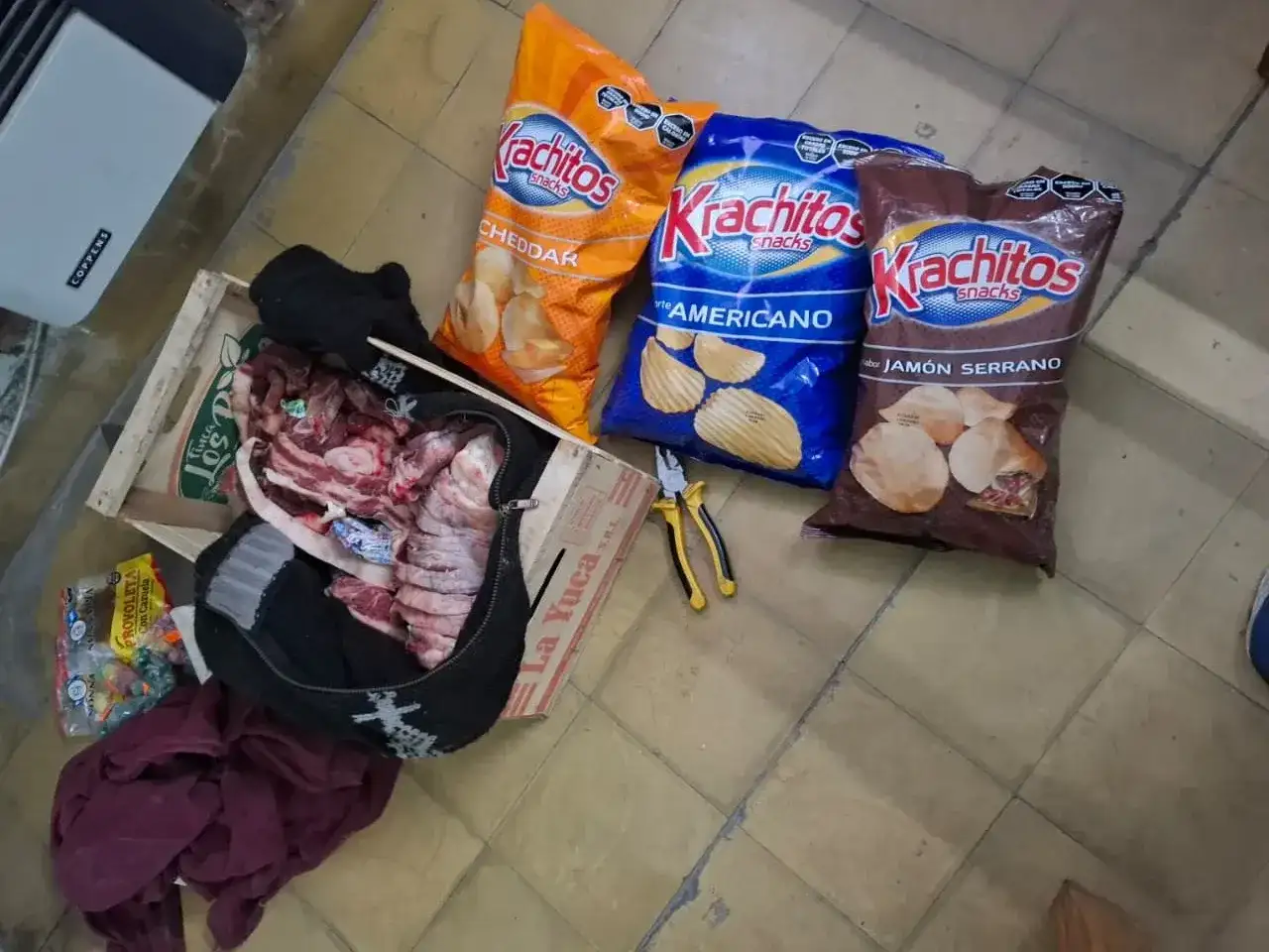 elementos robados carniceria la faena