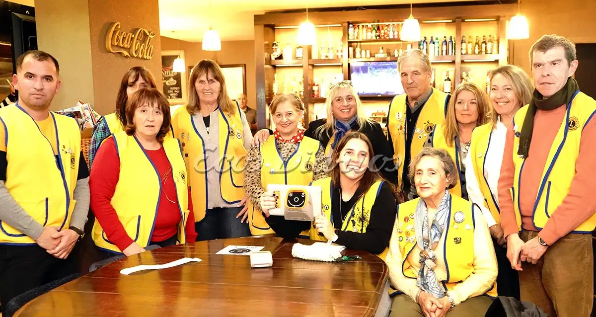 Integrantes. El Club de Leones presentó el nuevo equipamiento
