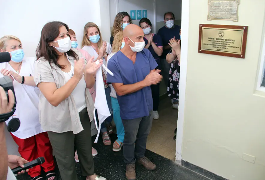 Brindis de fin de año en el hospital municipal de Lobería