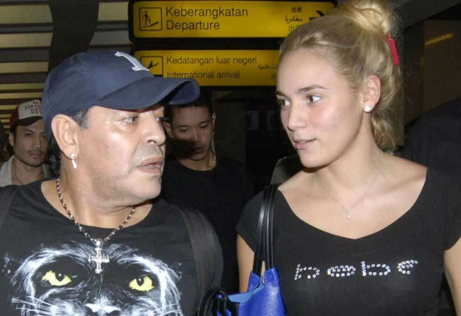 El audio donde Rocío Oliva amenaza a Maradona y a sus hijas