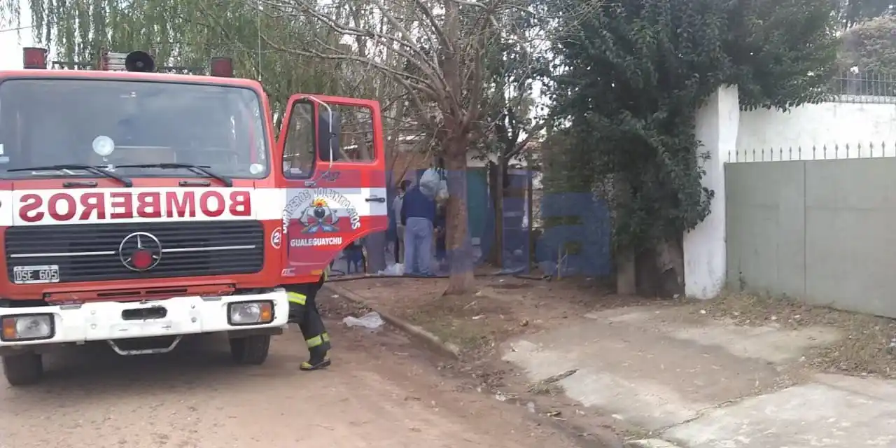 Se incendió una precaria vivienda en la zona norte de la ciudad