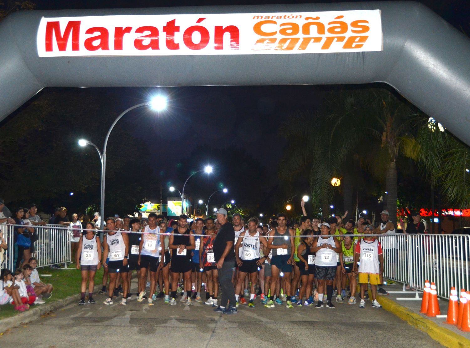 Atletismo en el circuito urbano de Villa Cañás.
