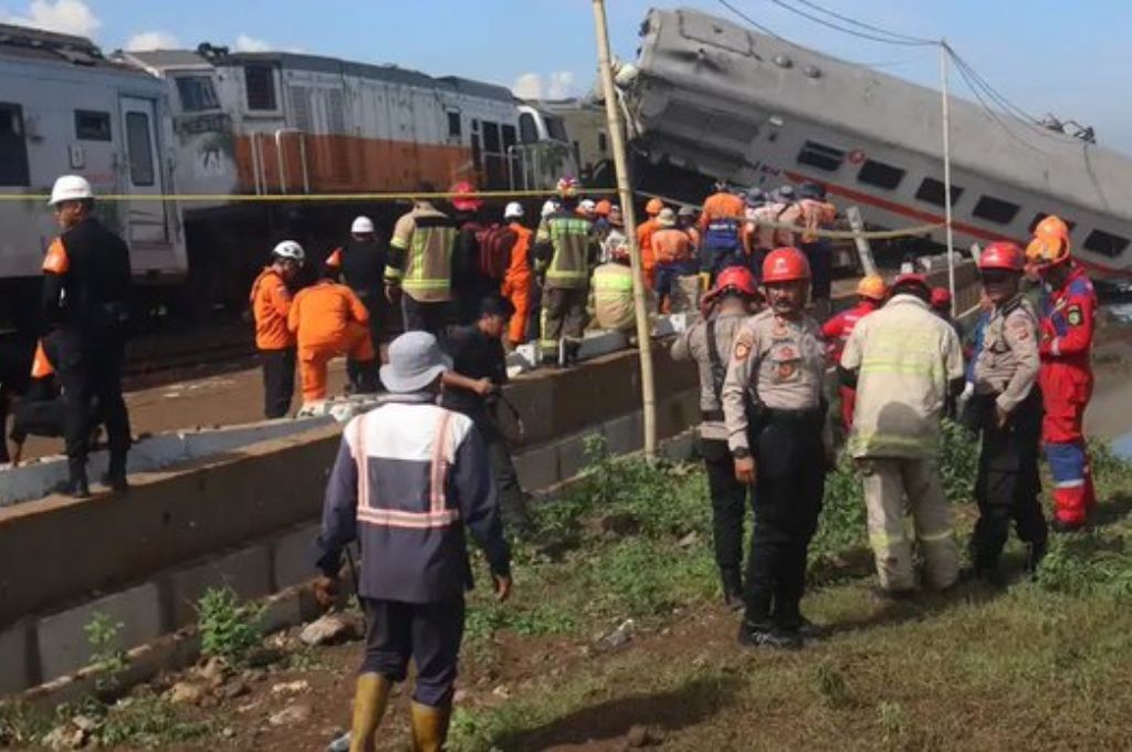 Choque de trenes