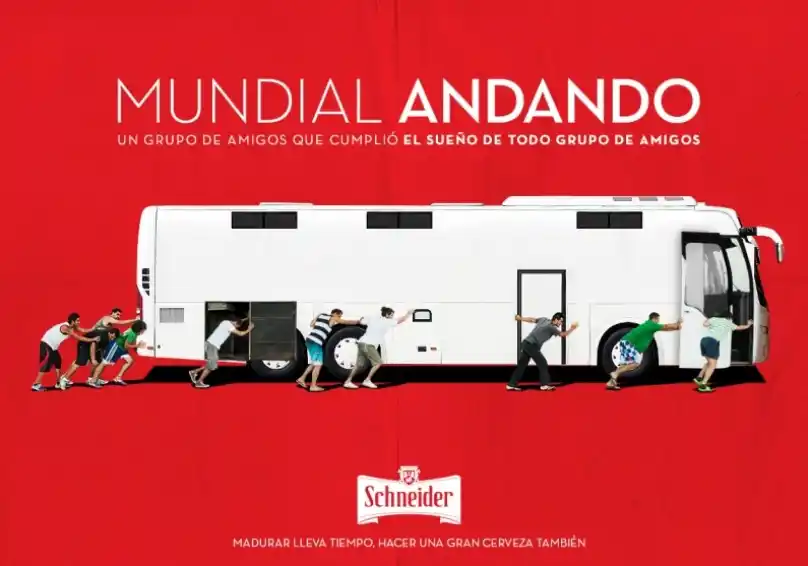 Schneider presentó "Mundial Andando" con Fantino, Cóppola y Goycochea