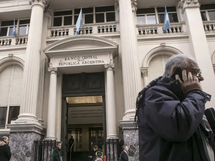 Fachada del Banco Central de la República Argentina (BCRA). Foto: Ricardo Ceppi