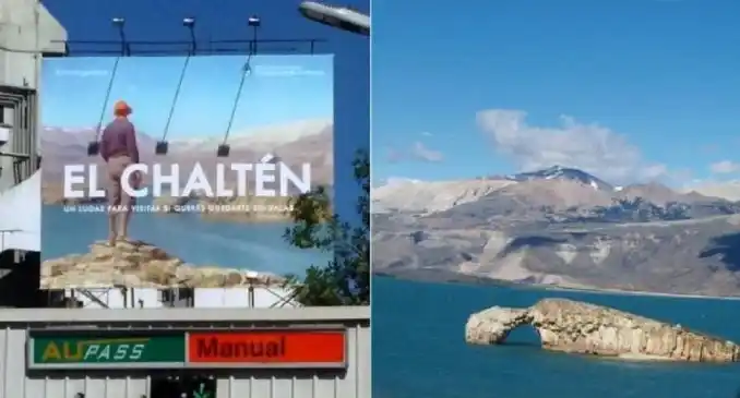 El Ministerio de Turismo quiso promocionar El Chaltén, pero se equivocó de foto