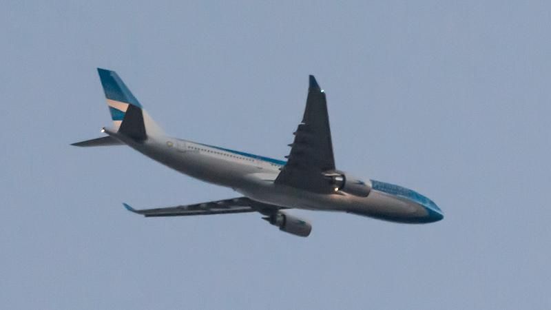 Llegó el nuevo Airbus A330-200 LV-FVH para Aerolíneas Argentinas