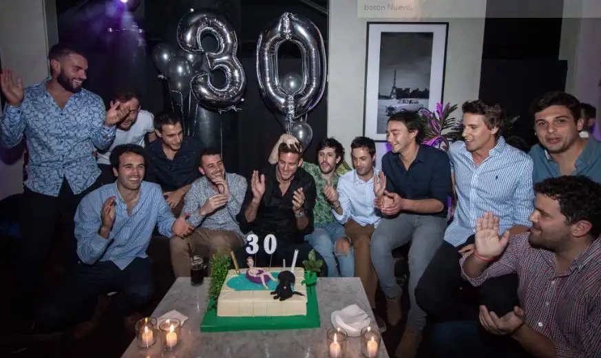 Juan Martín Del Potro festejó los 30 junto a sus amigos
