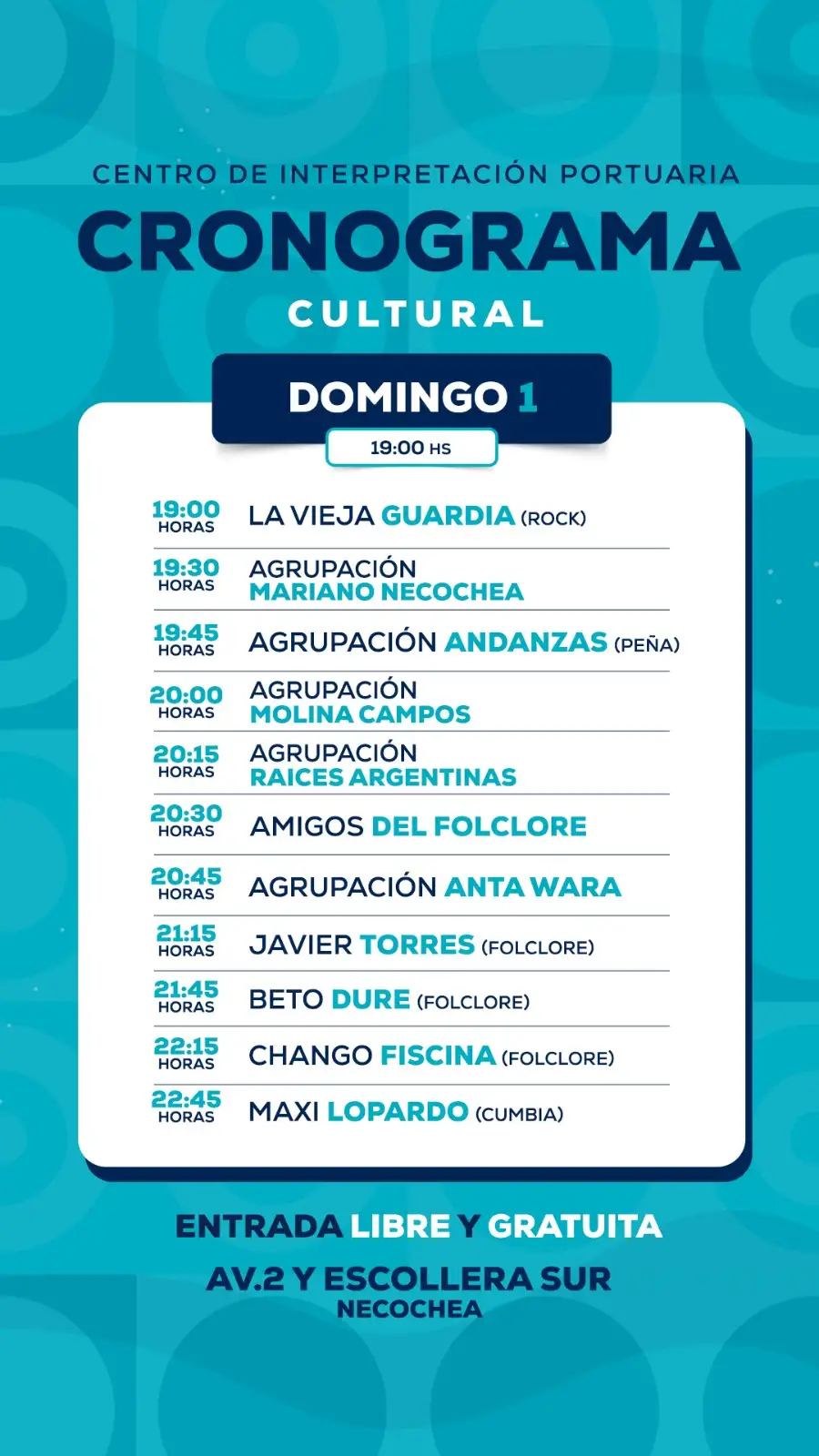 cronograma puerto