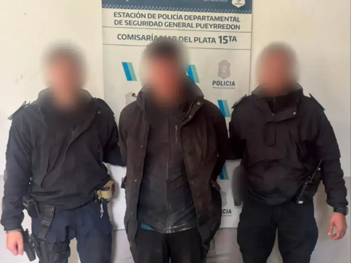 El sujeto quedó detenido y fue trasladado al penal de Batán.