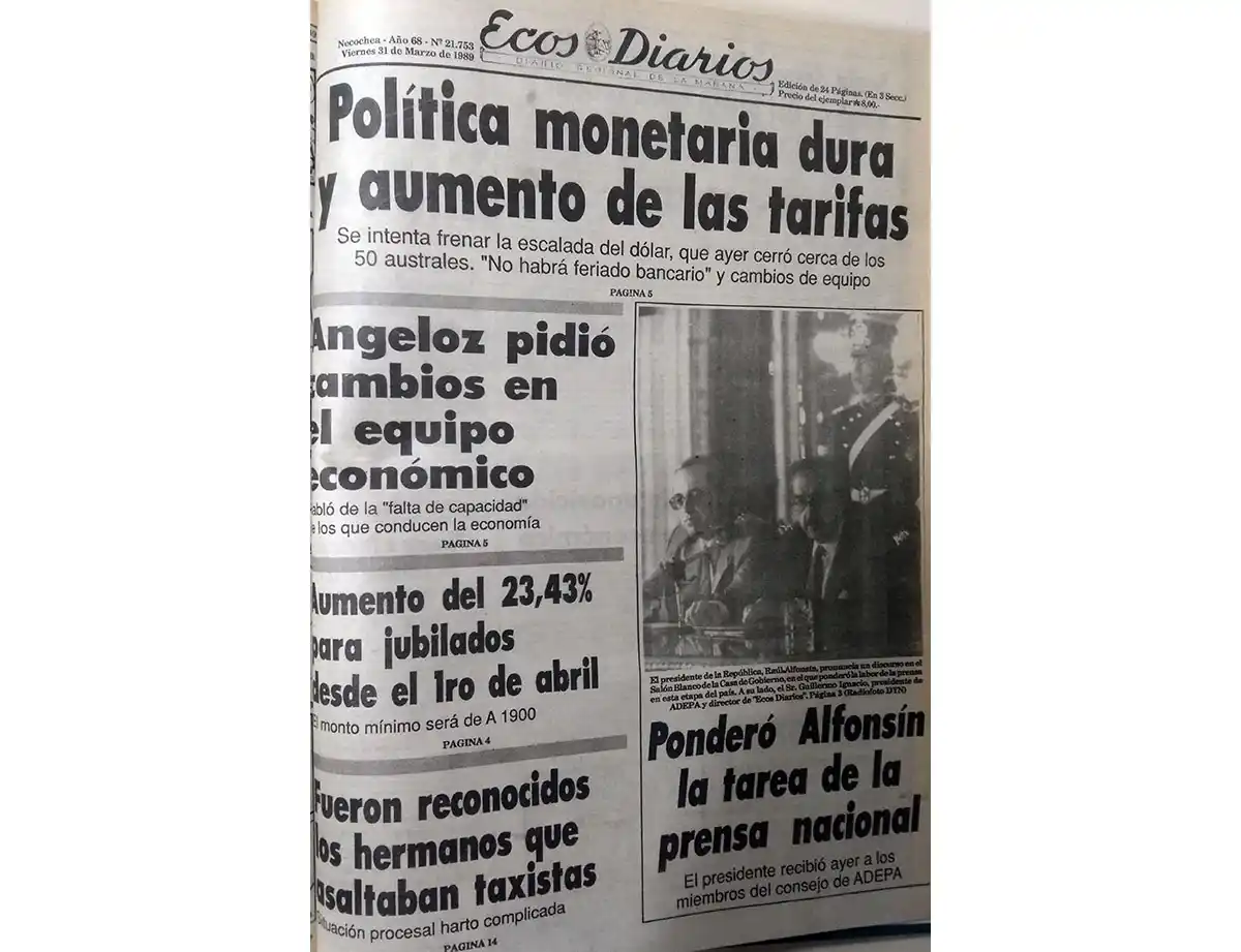 Viernes 31 de marzo de 1989