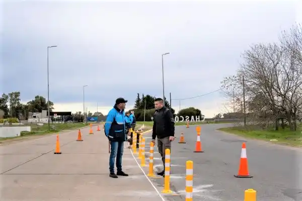 Colocaron nueva señalización vial en el acceso norte a Chascomús