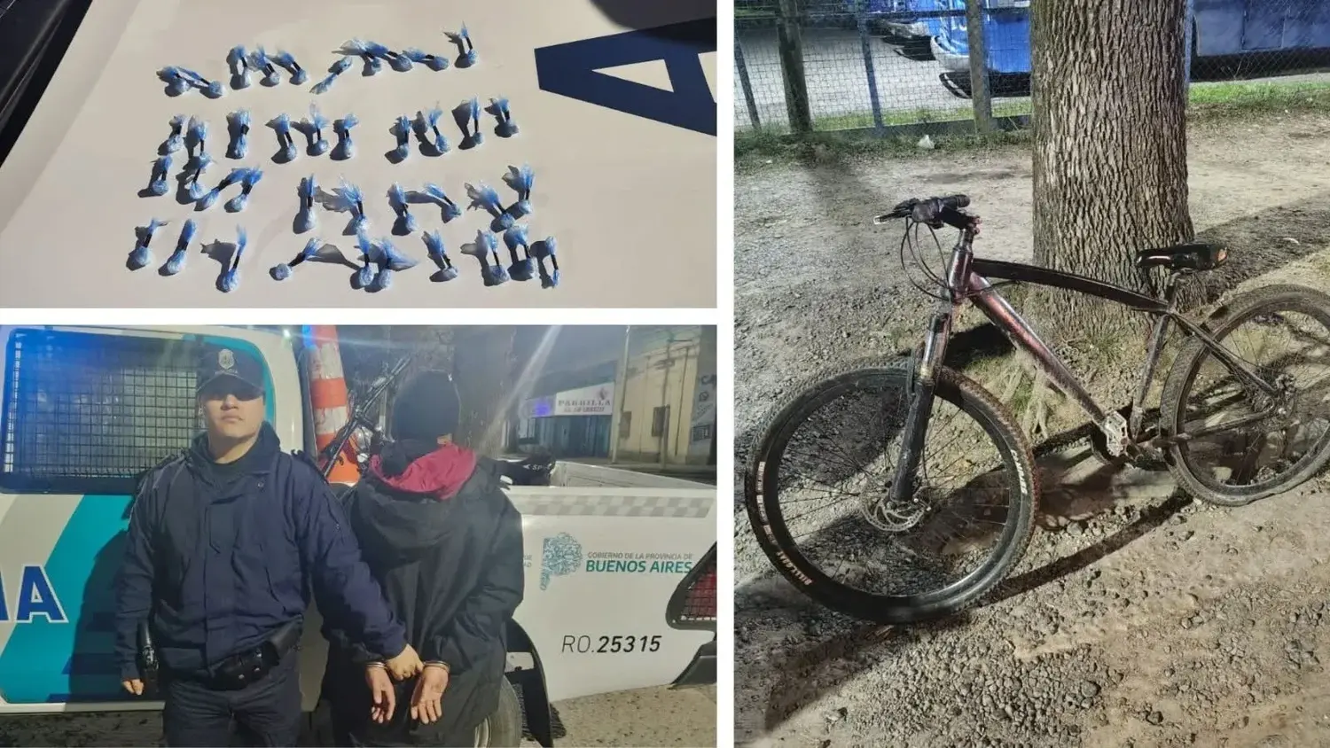 El detenido afronta una causa por Infracción a la Ley de Drogas.