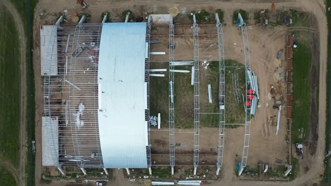 Avanza la obra de techado del velódromo