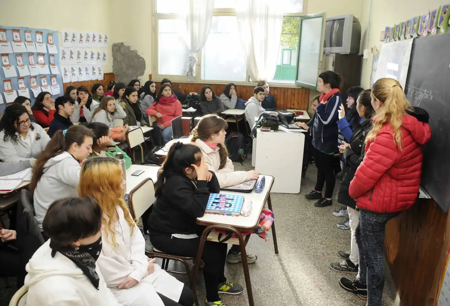 Mujeres del MTE brindaron talleres de educación ambiental a estudiantes de Escuela 18