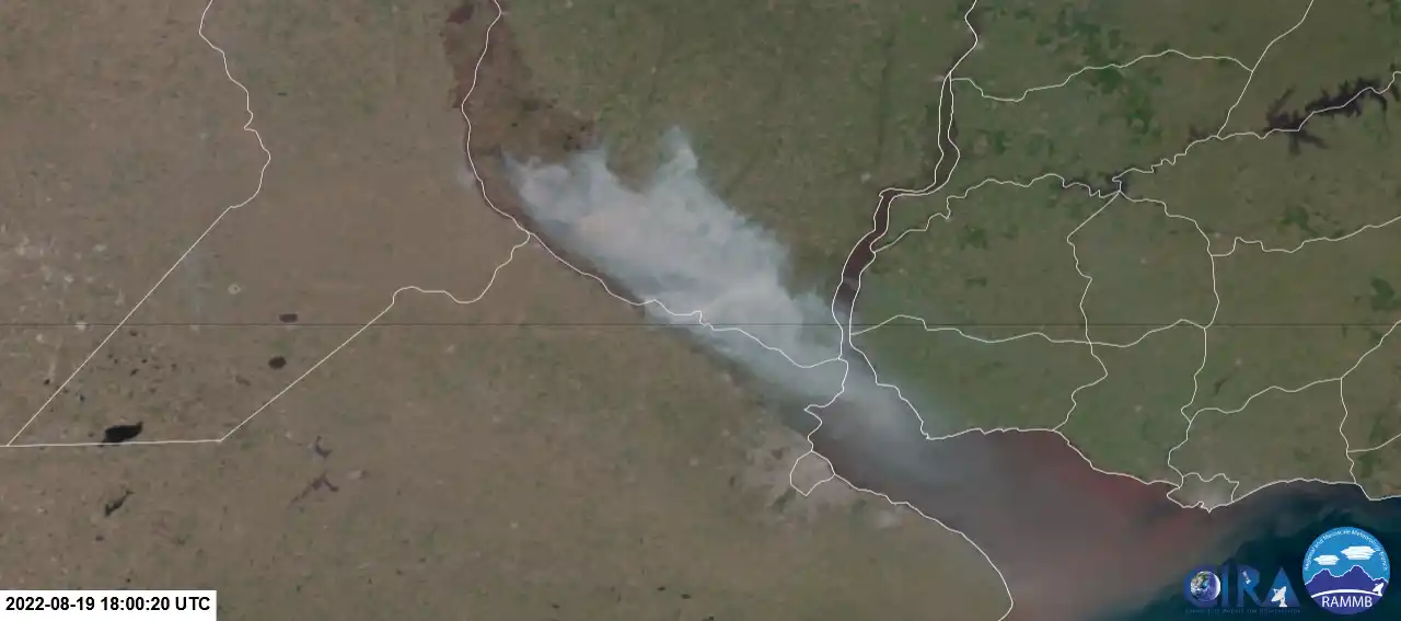 Incendios en el Delta: El humo vuelve al área metropolitana de Buenos Aires y podría permanecer todo el fin de semana