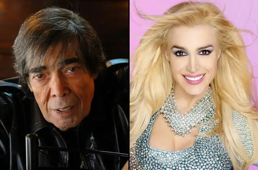 Cacho Castaña, afuera del show de Fátima Florez