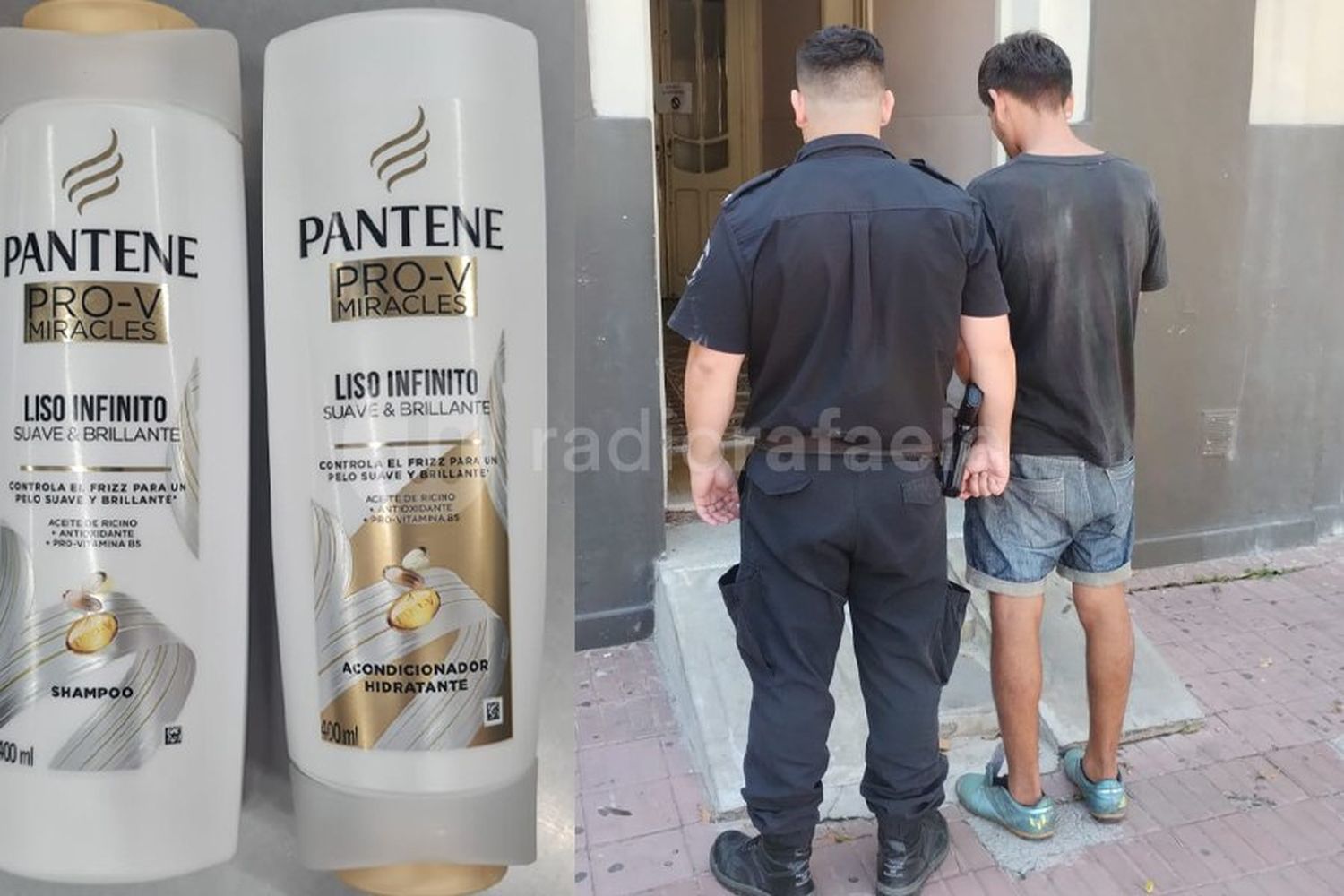 Limones, paltas, lácteos, ¿y ahora qué? Lo agarraron llevándose un combo Pantene sin pagar