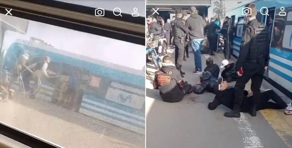 Enfrentamiento Tren Sarmiento