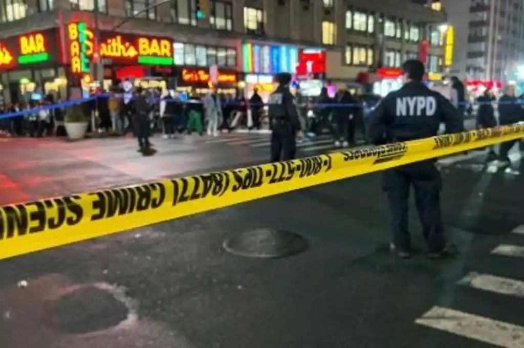 Tiroteo en Times Square de Nueva York: mataron a un joven de 22 años