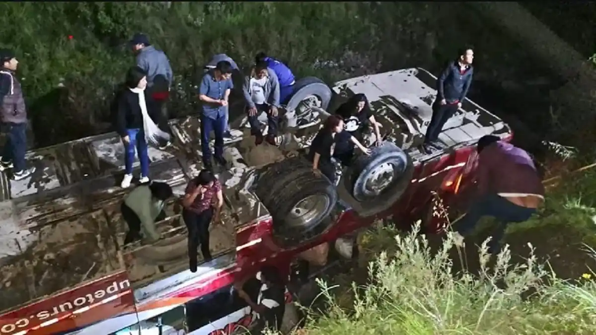 Accidente de autobús deja 10 muertos y 26 heridos en Perú