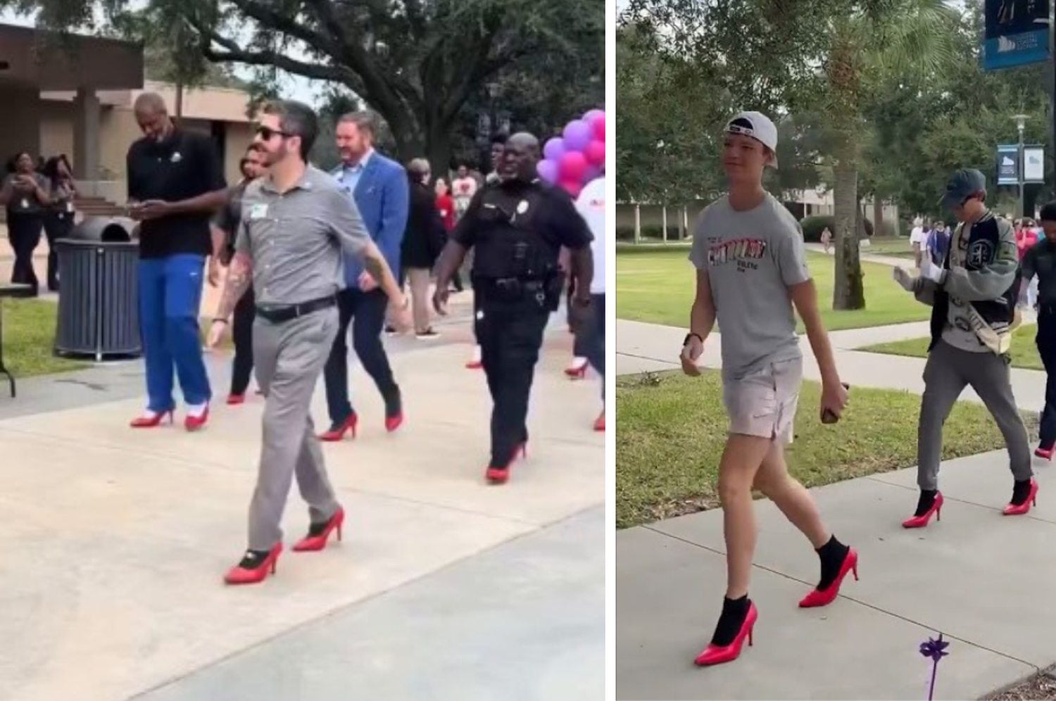 La marcha anual «Walk a Mile in Her Shoes» se realizó en varias ciudades de Canadá.
