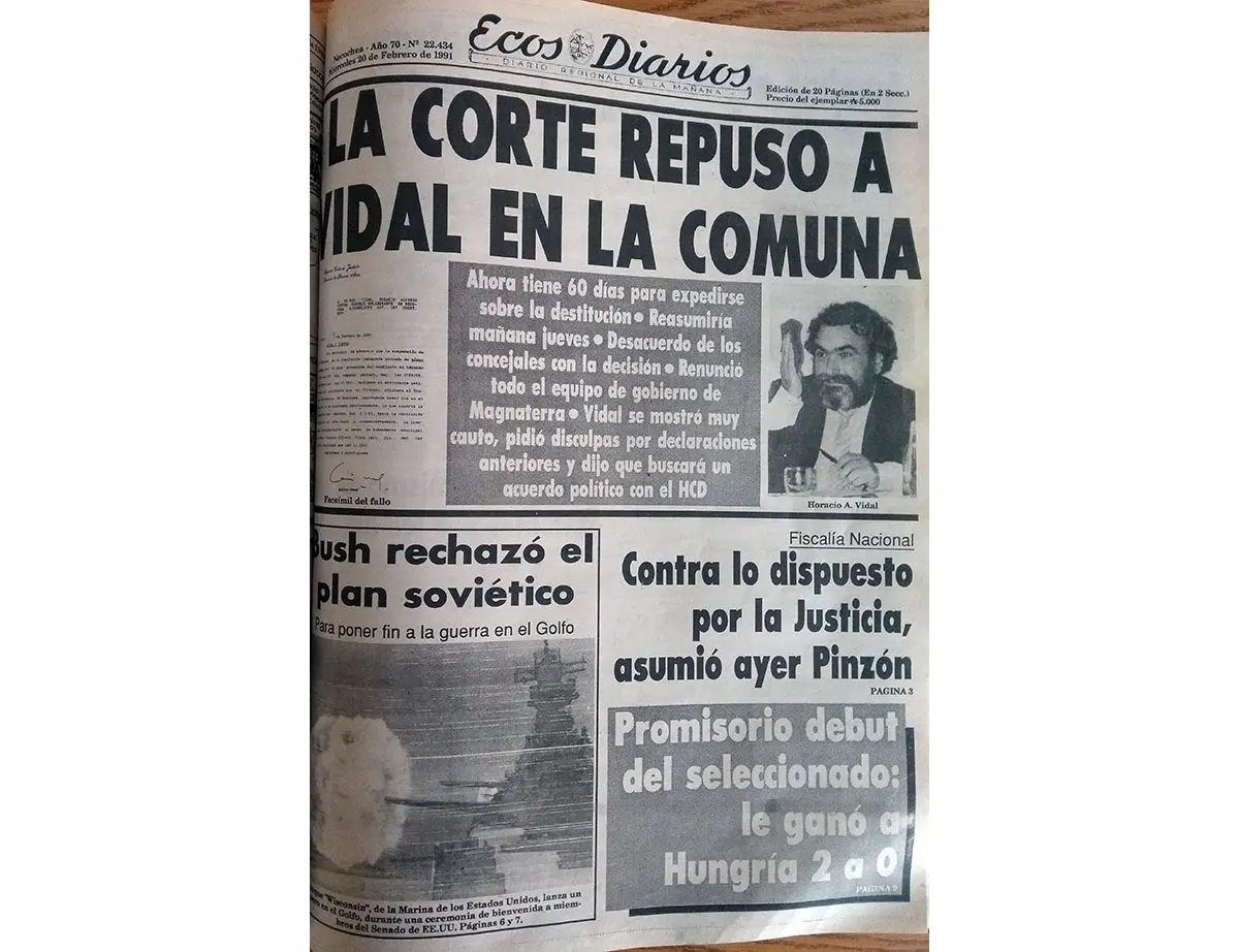 Miércoles 20 de febrero de 1991