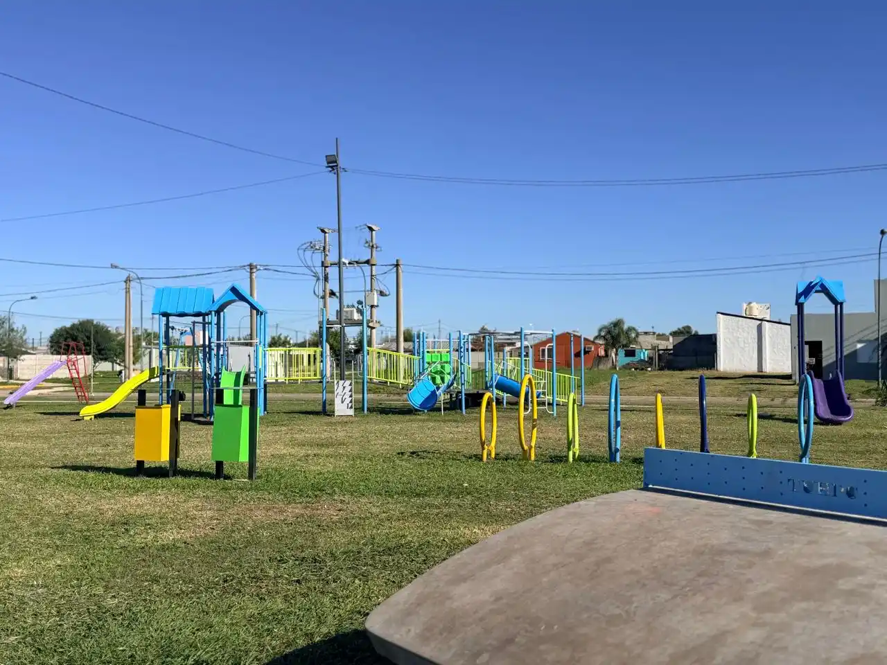 Quedó habilitada la plaza del barrio 42